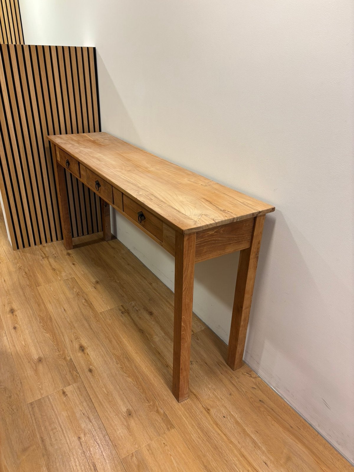 Teakhouten tafel / dressoir 1,59 cm breed, 79cm hoog, Huis en Inrichting, Kasten | Dressoirs, Ophalen, Teakhout, 50 tot 100 cm