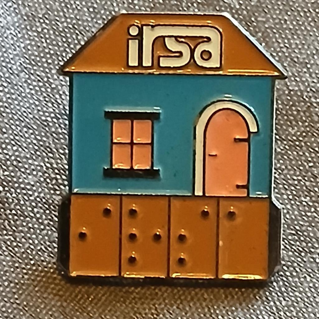 Pin, speldje "irsa", Ophalen of Verzenden, Gebruikt, Overige onderwerpen