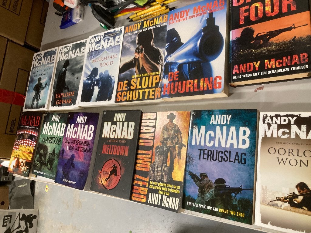 T.K. nog drie boeken van Andy McNab zie actuele lijst, Ophalen of Verzenden, Gelezen, Andy McNab