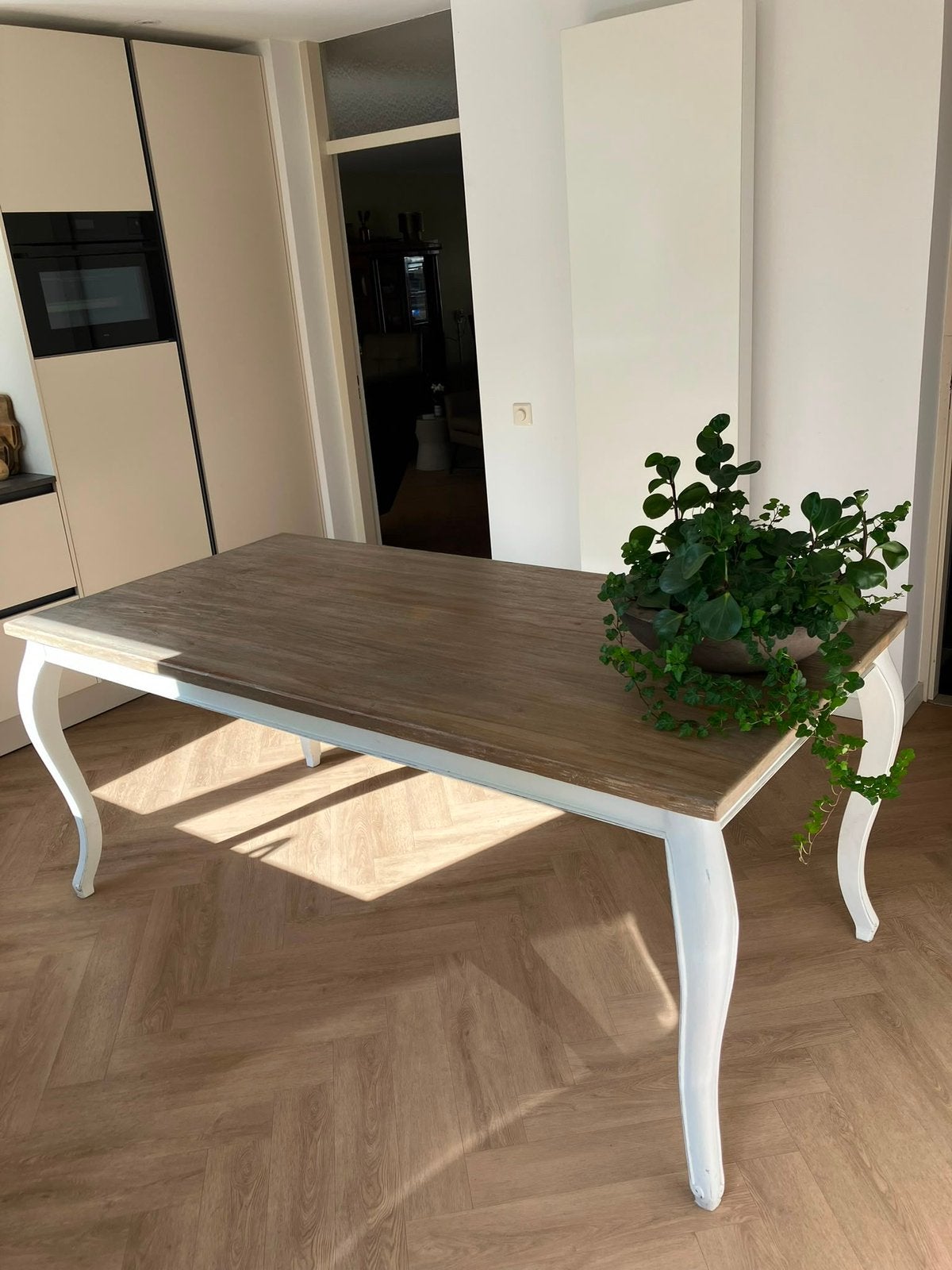 Eettafel, Ophalen, 200 cm of meer, 50 tot 100 cm, Zo goed als nieuw