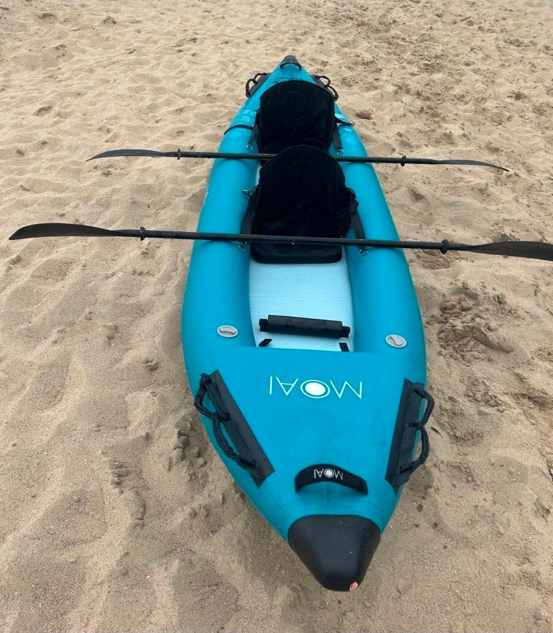 MOAI Tangaloa tweepersoons kajak - 1x gebruikt, Watersport en Boten, Ophalen, Opblaasbaar, Kajak, Twee personen