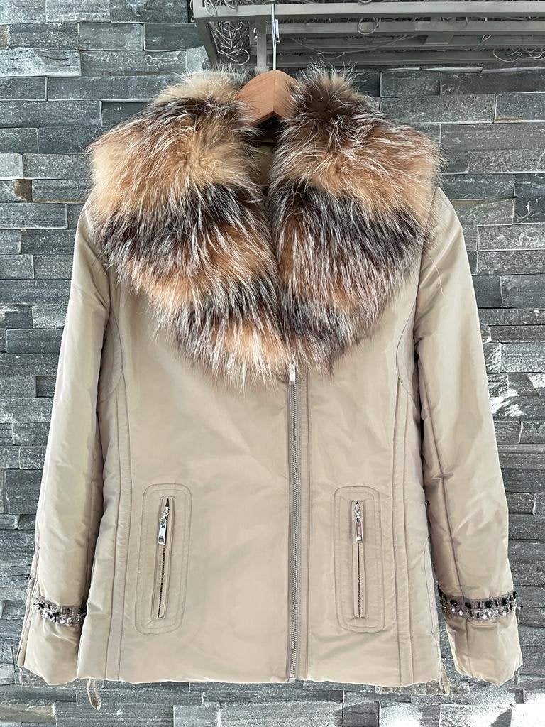 Prachtig goudkleurig jack van Orsa Couture Italy maat 38, Kleding | Dames, Orsa Couture Italy, Zo goed als nieuw, Goud, Ophalen
