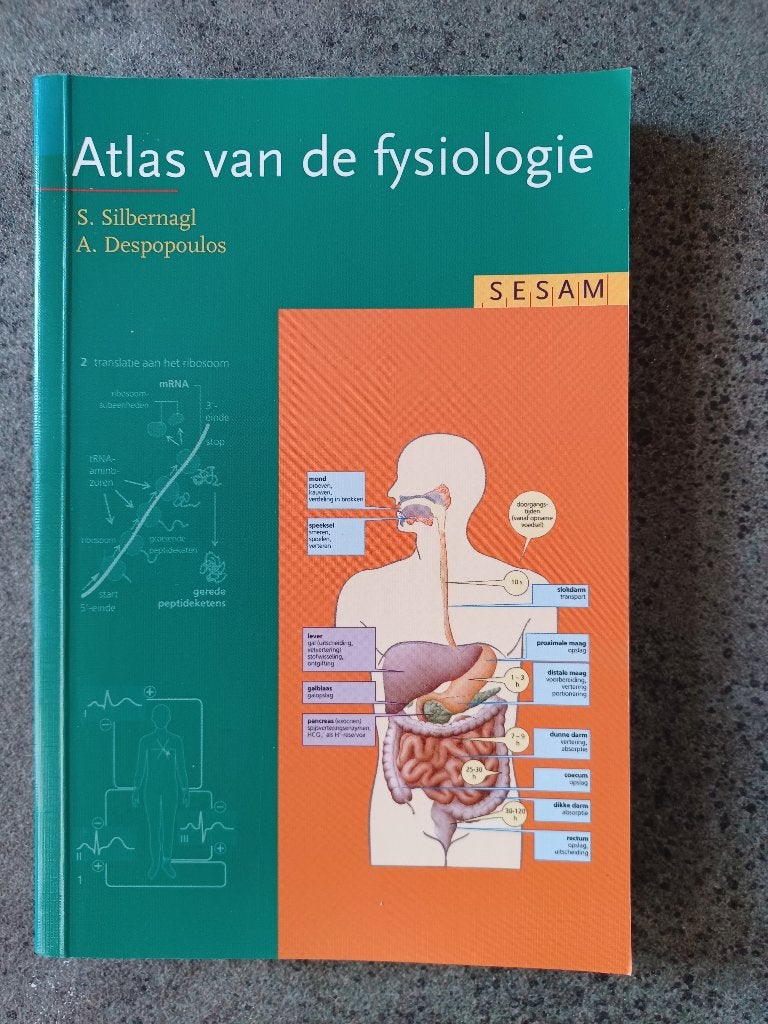 S. Silbernagl - Sesam Atlas van de fysiologie, Boeken, S. Silbernagl; A. Despopoulos, Nieuw, Ophalen of Verzenden, Natuurwetenschap