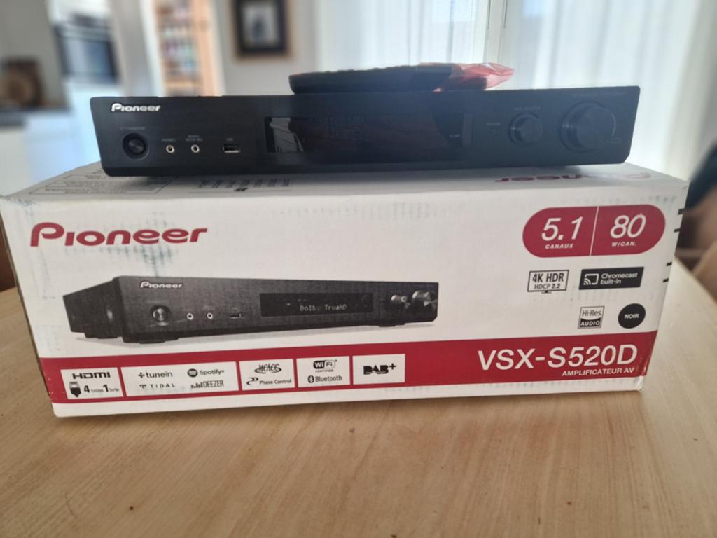 Pioneer VSX-S520D, Ophalen of Verzenden, Zo goed als nieuw, Pioneer, 120 watt of meer