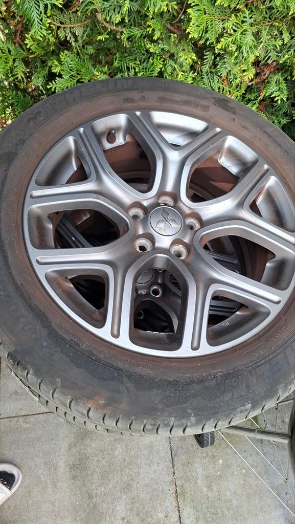 Mitsubishi Outlander zomerbanden met velgen, Auto-onderdelen, Banden en Velgen, Ophalen