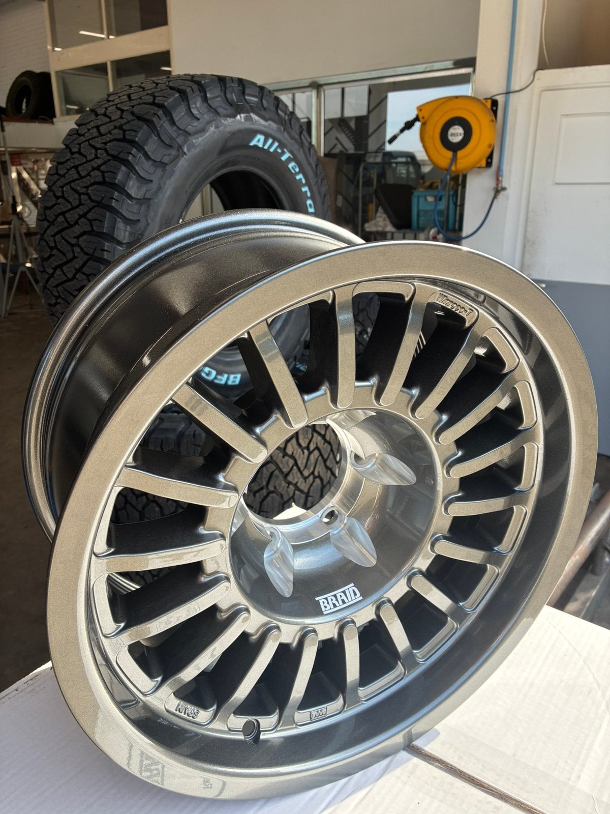 Set (5) BRAID alu competitie velgen Landcruiser 80, Velg(en), 16 inch, Nieuw, Ophalen of Verzenden