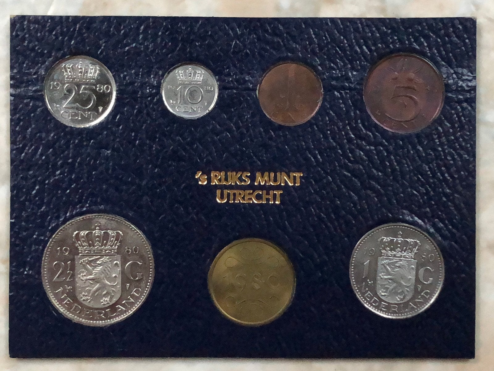 Muntset 1980 Nederland, Verzenden, Koningin Juliana, Setje
