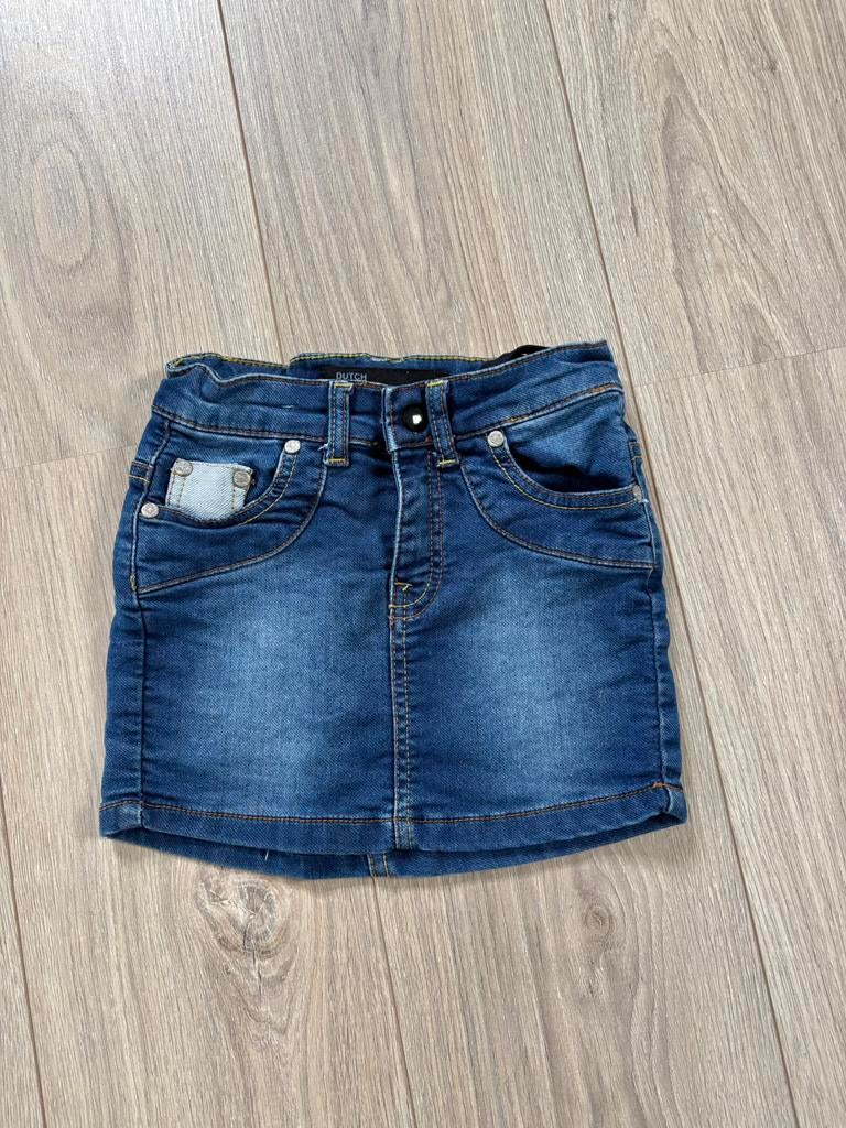 Dutch Dream Denim spijkerrokje - maat 128, Ophalen of Verzenden, Zo goed als nieuw, Meisje, Jurk of Rok