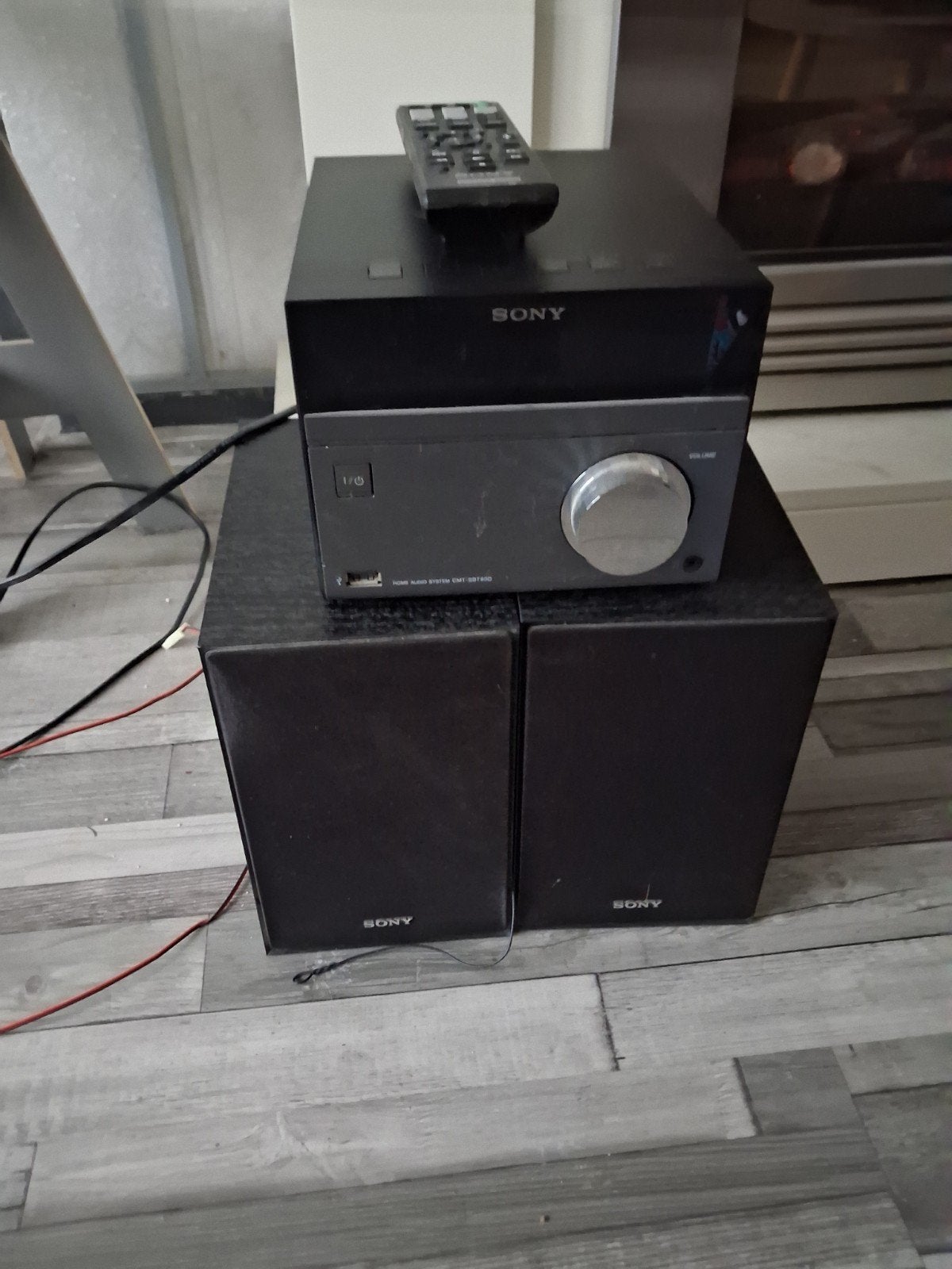 Sony Microset met speakers en afstandsbediening, Ophalen, Microset, Zo goed als nieuw, Sony