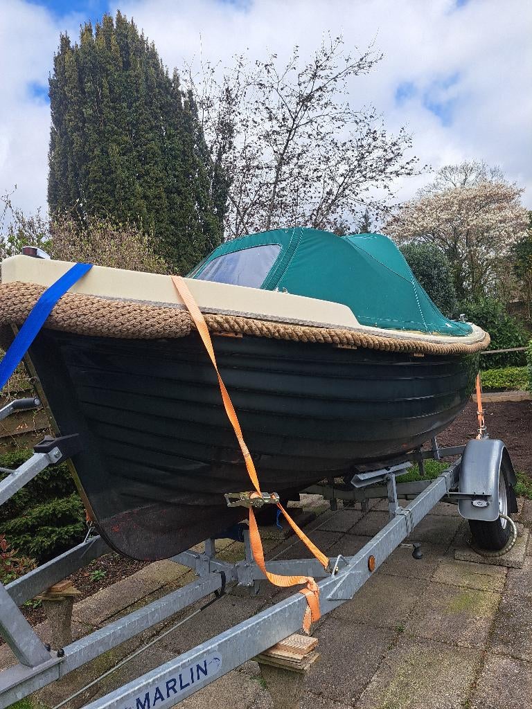 Euro Launch sloep, Watersport en Boten, Sloepen, Ophalen, 10 tot 30 pk, Gebruikt, Binnenboordmotor