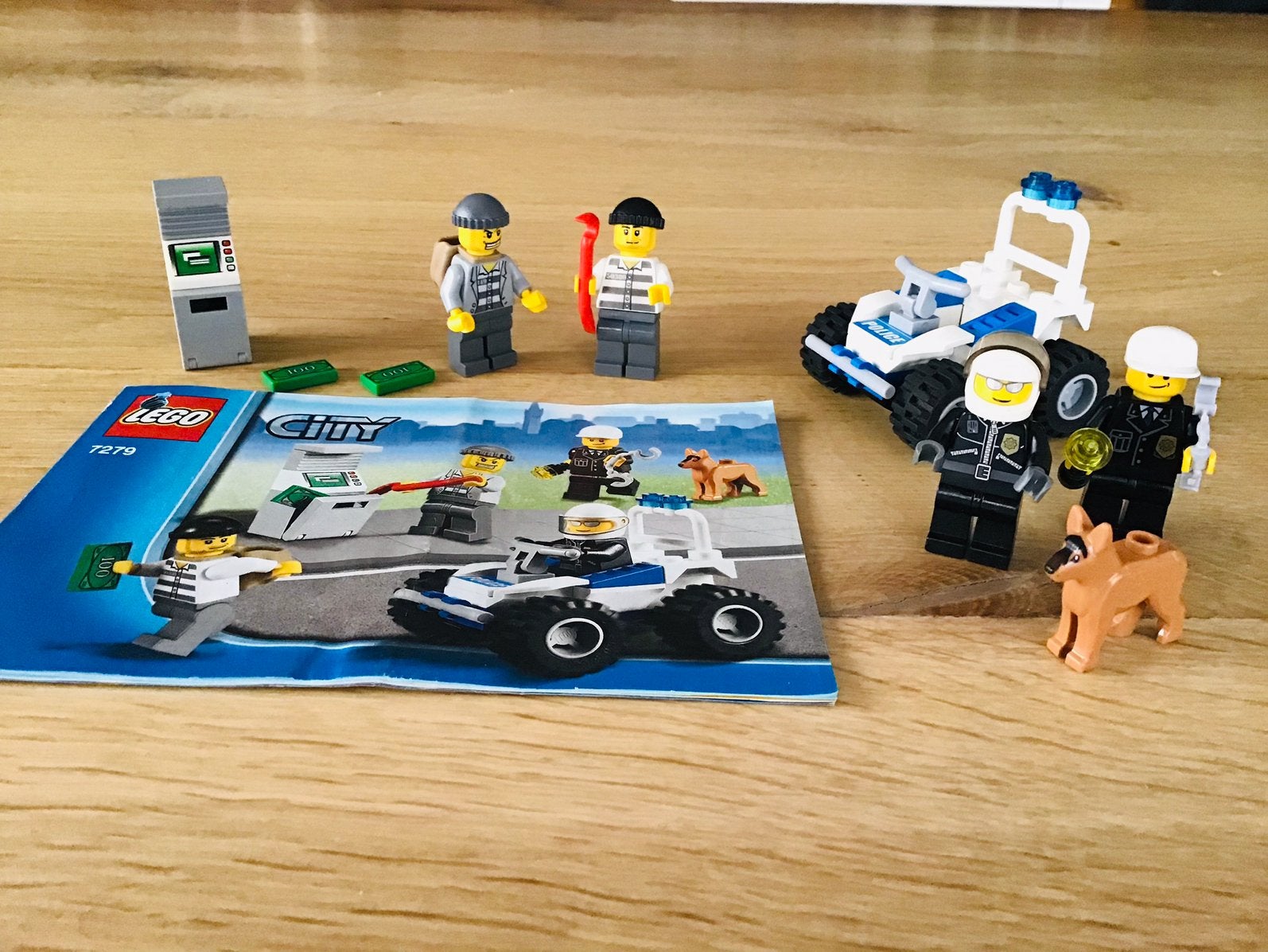 LEGO city 7279, police minifig collection, compleet en ZGAN, City, Lego, Ophalen of Verzenden, Complete set