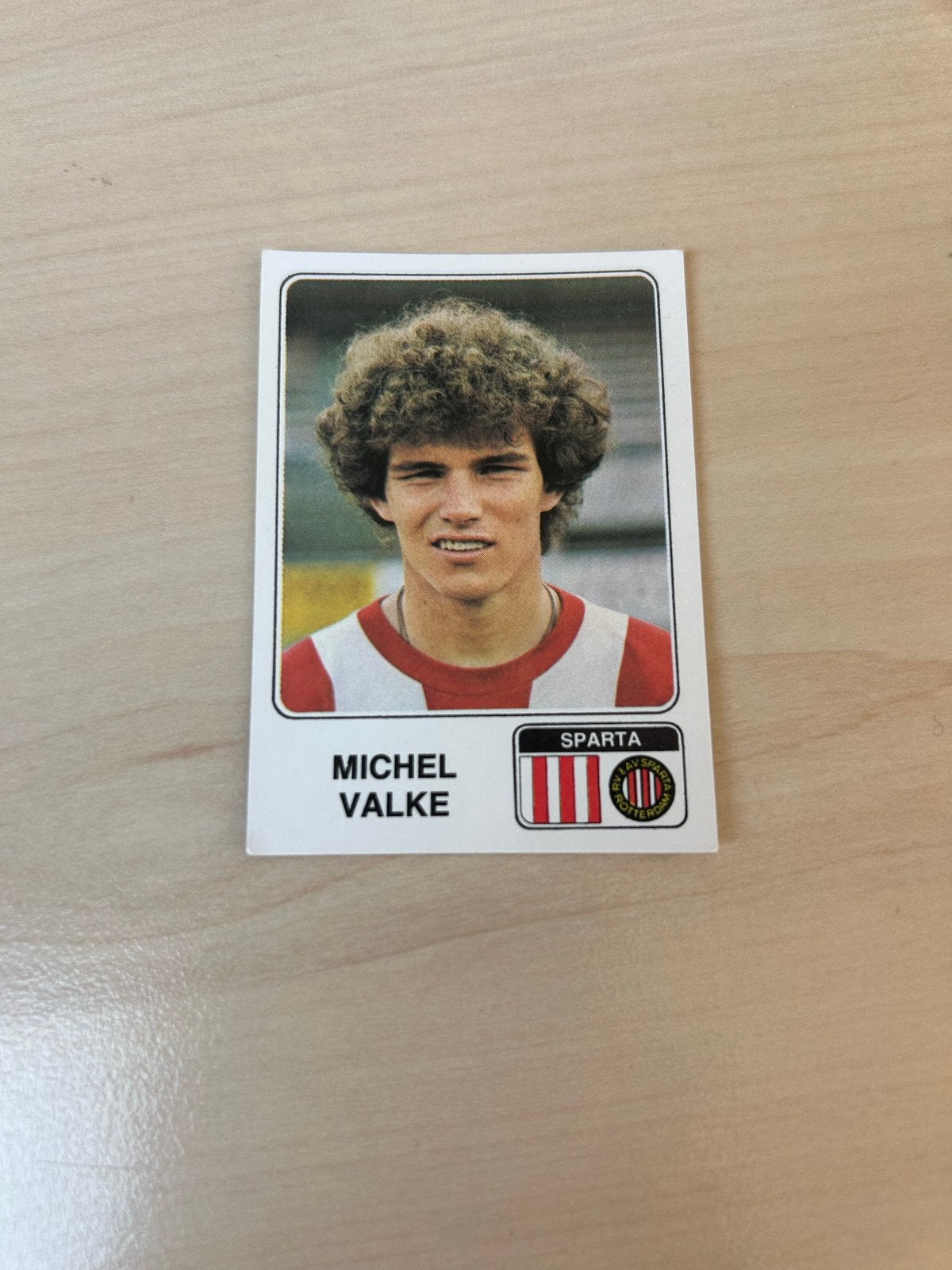 Panini Voetbal 79 Sticker Michel Valke Sparta, Ophalen of Verzenden, Zo goed als nieuw, Sticker