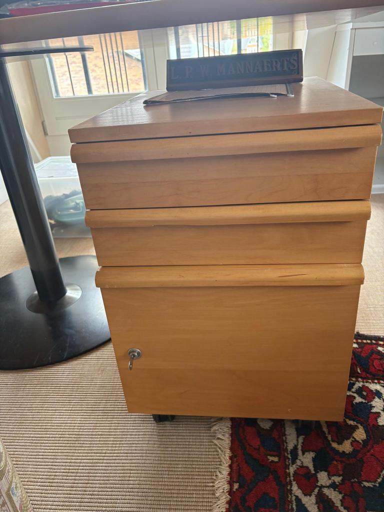 IKEA ladenblok met hangmappen en twee lades, Huis en Inrichting, Ophalen, Overige materialen, Gebruikt, 50 tot 100 cm