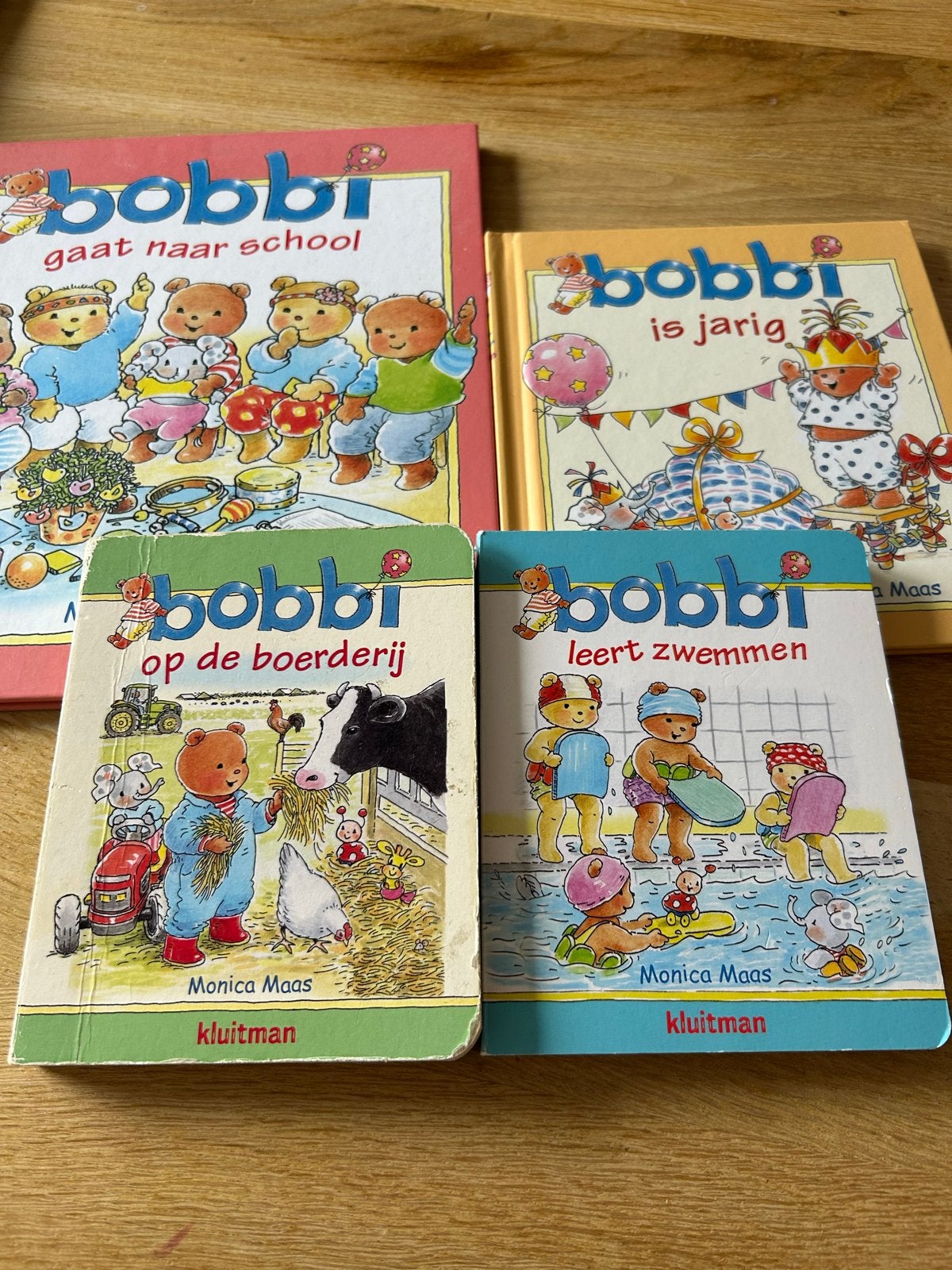 Bobbi boeken (4 stuks) - Monica Maas, Boeken, Fictie algemeen, Jongen of Meisje, Voorleesboek, 4 jaar