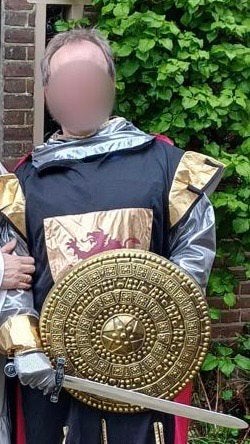 Romeins ridderset zwaard en schild (2 setjes), Ophalen, Zo goed als nieuw