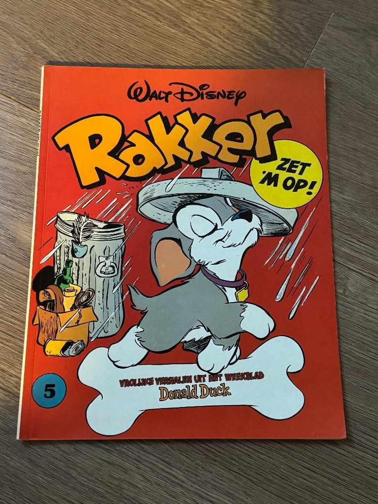 Stripboek Walt Disney Rakker - Zet 'm op / Donald Duck, Gelezen, Ophalen of Verzenden, Walt Disney, Eén stripboek