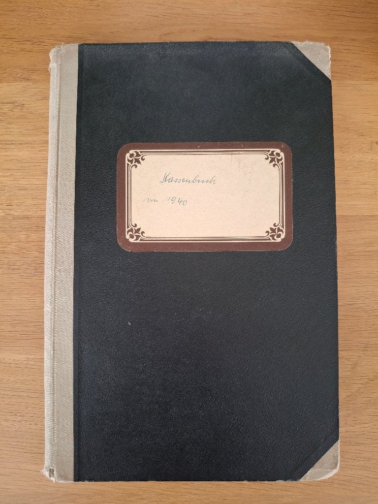 Vintage Kasboek uit 1940-1945 (Duits), Ophalen of Verzenden, Onbekend