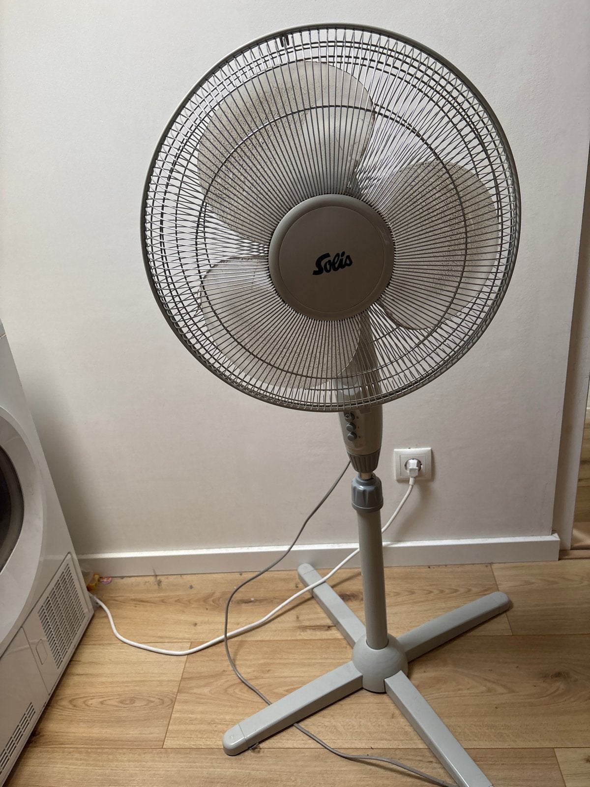 Solis Statiefventilator - Grijs, Goede Staat, Ophalen, Gebruikt, Statiefventilator