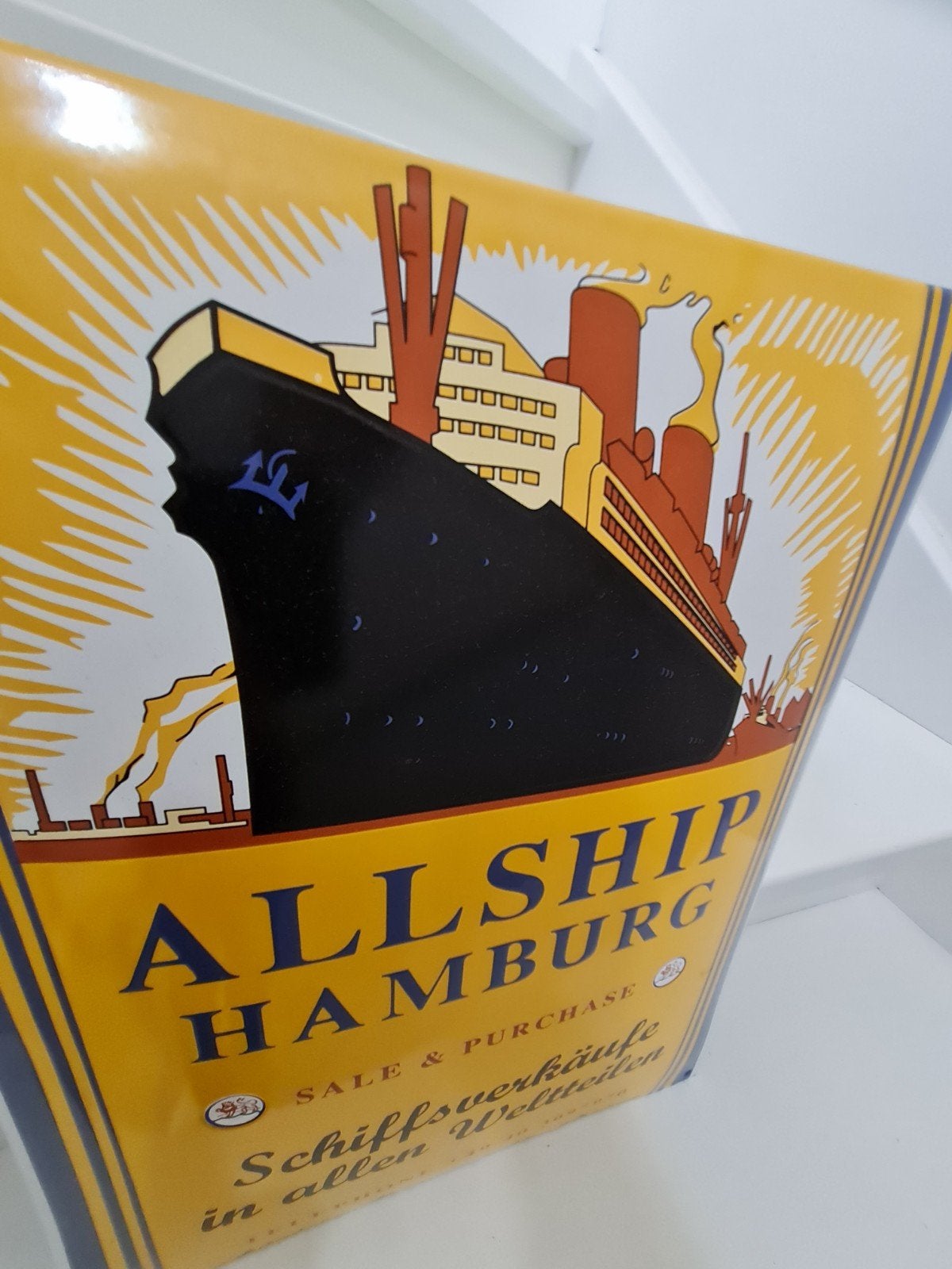 allship gebold nieuw emaille bord, Ophalen of Verzenden, Reclamebord