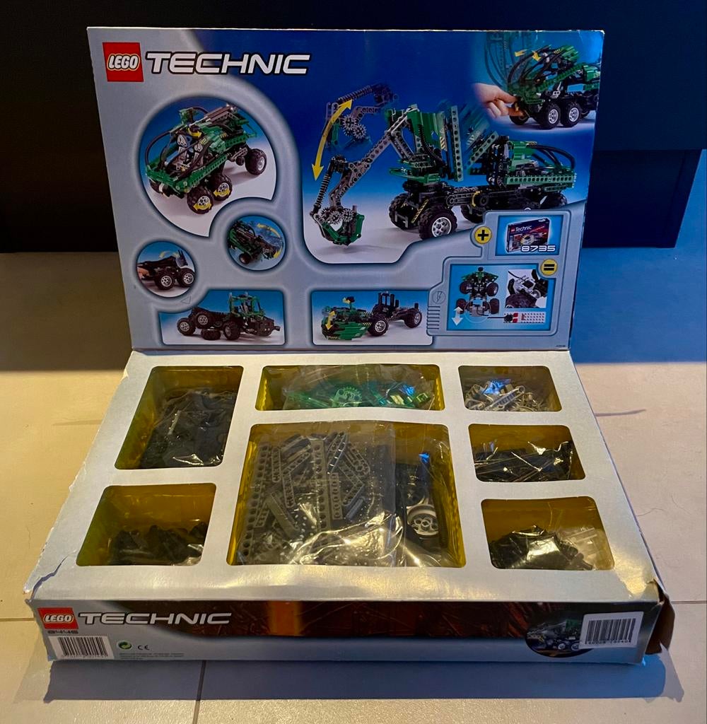 LEGO Technic 8446 | Crane Truck (in doos), Lego, Ophalen of Verzenden, Zo goed als nieuw, Complete set