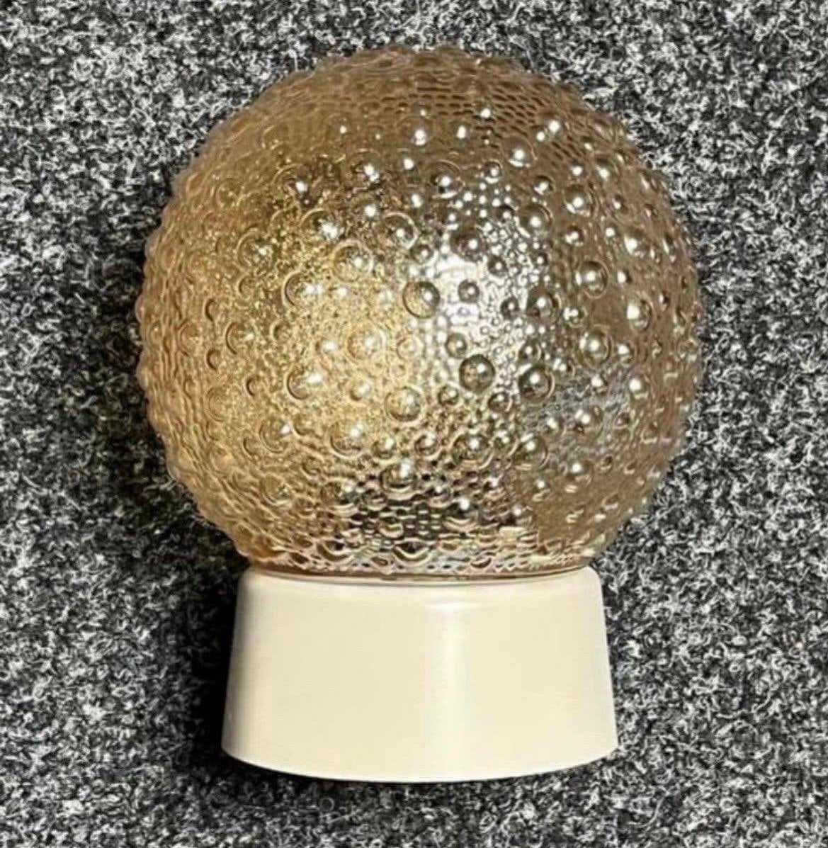Vintage Art Deco plafondlamp, Ophalen of Verzenden, Zo goed als nieuw, Glas