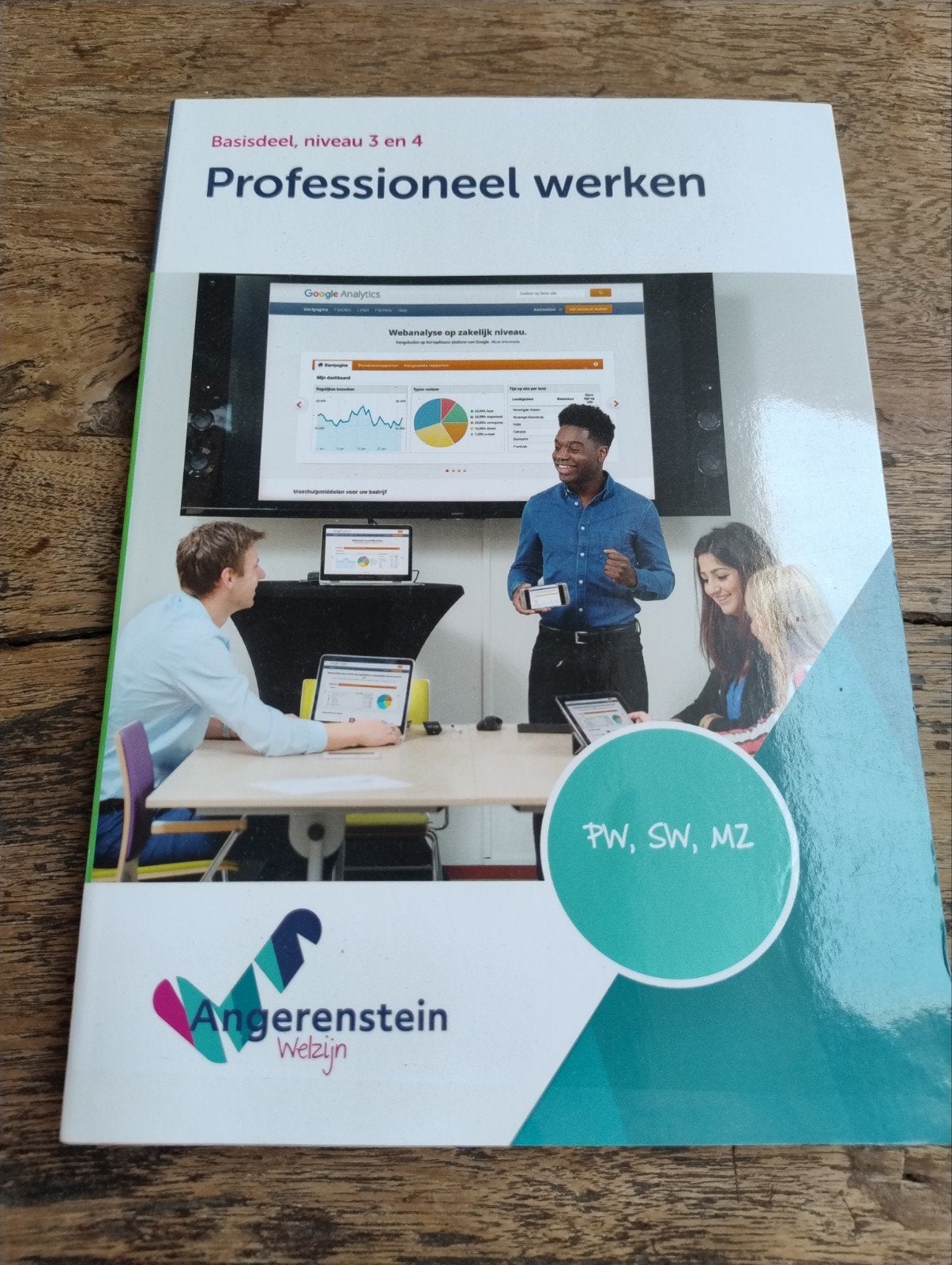 Professioneel werken - Basisdeel, niveau 3 en 4, Ophalen of Verzenden, Zo goed als nieuw, MBO, Angerenstein Welzijn