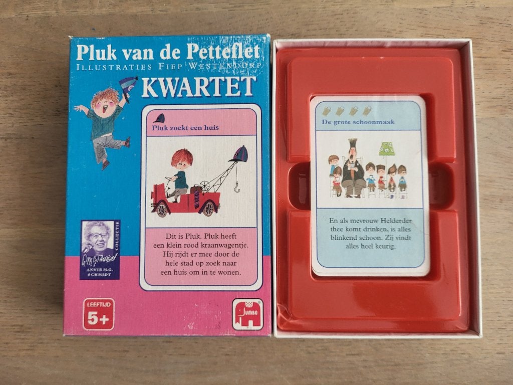 Pluk van de Petteflet Kwartetspel - Jumbo, Jumbo, Gebruikt, Ophalen of Verzenden, Vijf spelers of meer