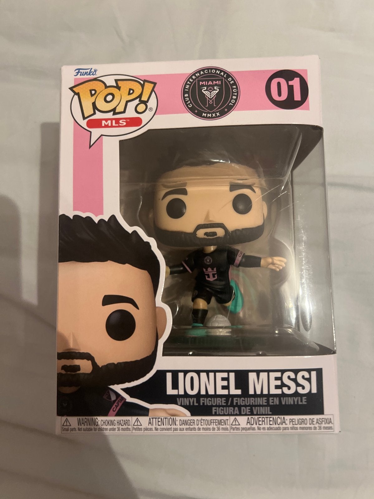 Funko Pop! MLS Lionel Messi Inter Miami #01 Nieuw, Ophalen of Verzenden, Nieuw