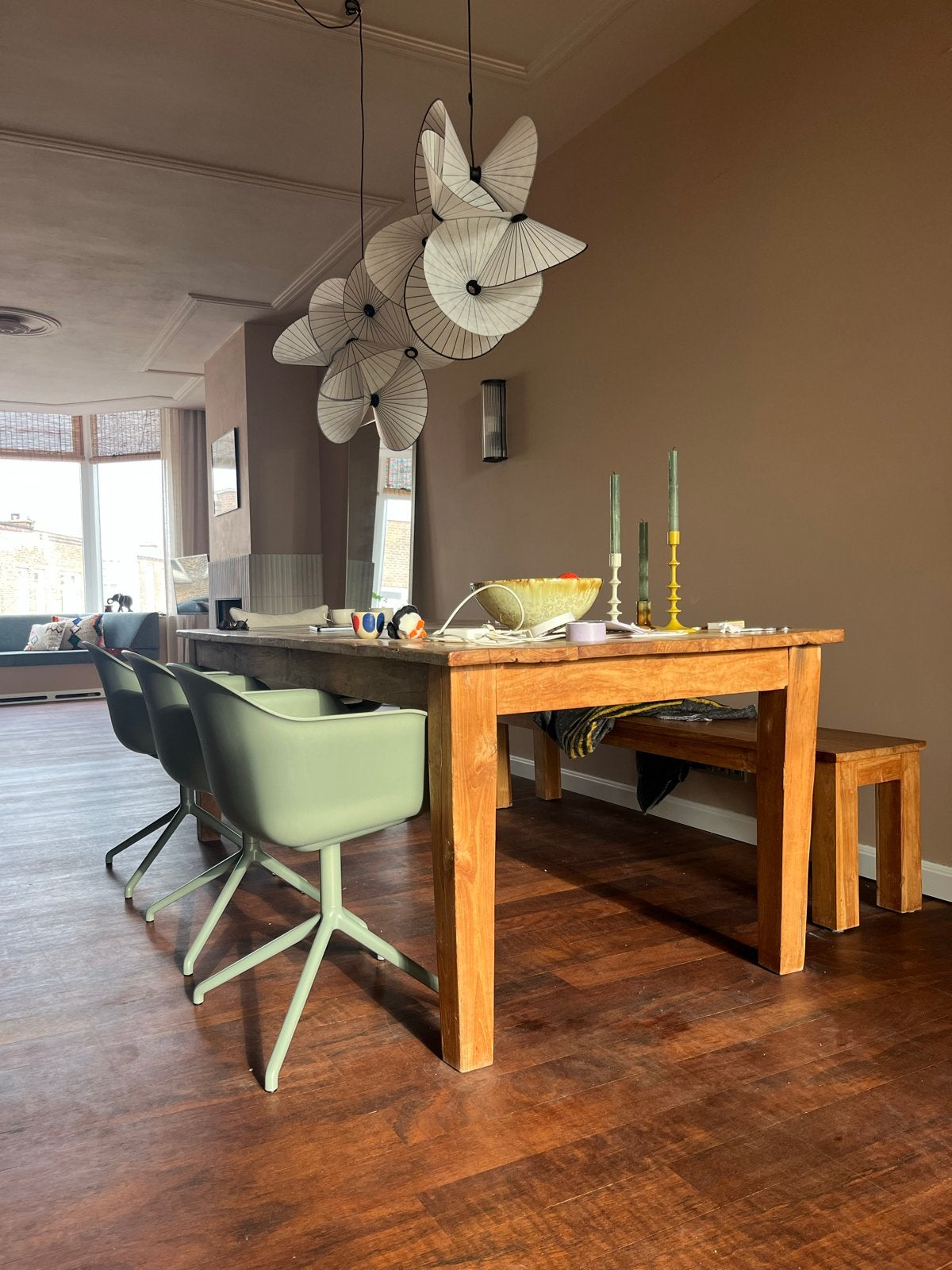 Foto 4 van Muuto Fiber Armchair - kuipstoel - set 4 - draaibaar