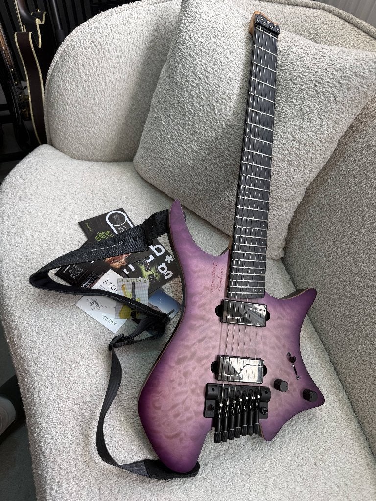 Strandberg Boden Prog NX 7 - Twilight Purple Fishman Abasi, Muziek en Instrumenten, Ophalen, Zo goed als nieuw, Solid body, Overige merken