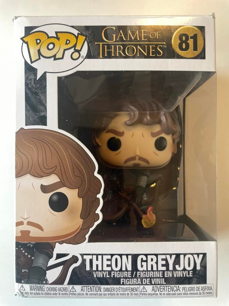 Funko Pop! Game of Thrones Theon Greyjoy 81, Ophalen of Verzenden, Zo goed als nieuw