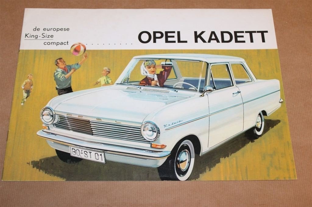 Vintage brochure - Opel Kadett - Circa 1960 !!, Ophalen of Verzenden, Zo goed als nieuw, Opel