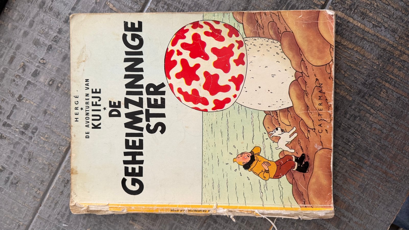 De Geheimzinnige Ster - Kuifje (1956), Eén stripboek, Ophalen of Verzenden, Gelezen