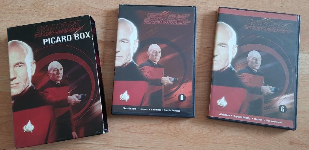 DVD box Picard (2 dvd's), Cd's en Dvd's, Alle leeftijden, Ophalen of Verzenden, Zo goed als nieuw
