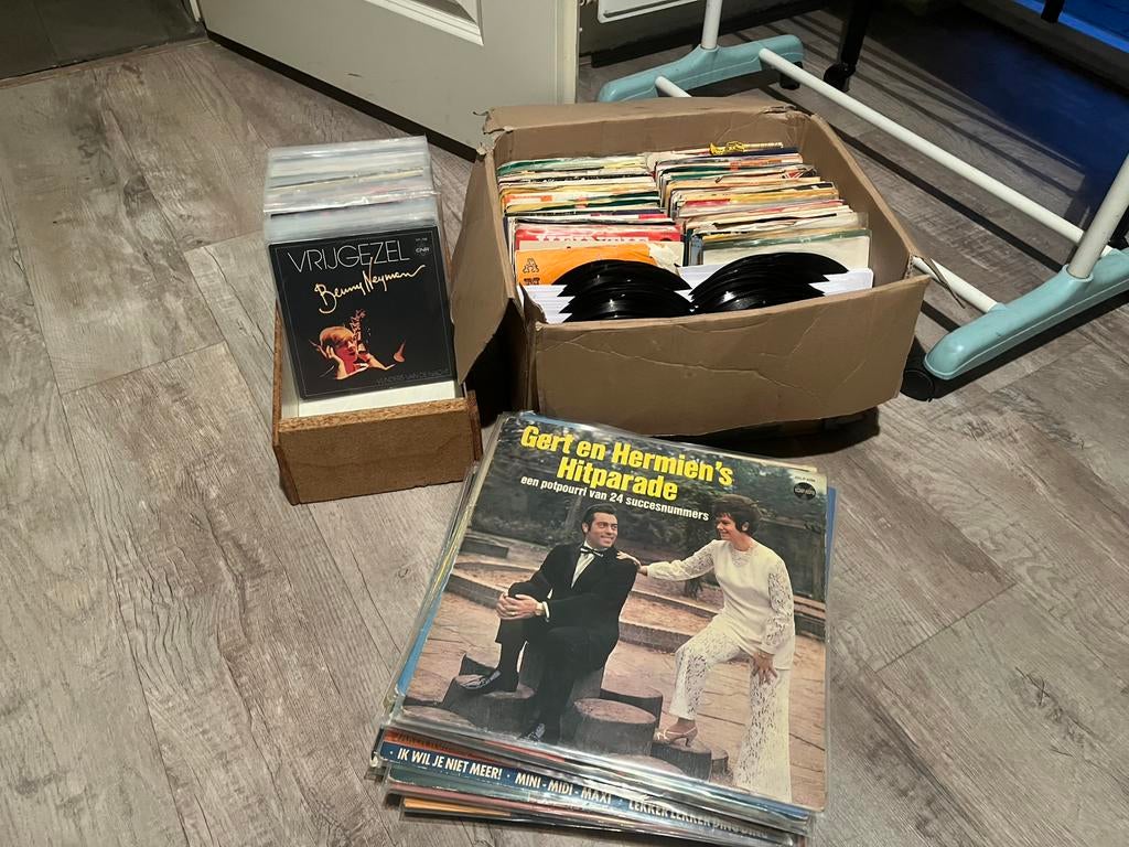 Partij singels en lp’s, Cd's en Dvd's, Vinyl | Overige Vinyl, Ophalen of Verzenden, Zo goed als nieuw, Overige formaten