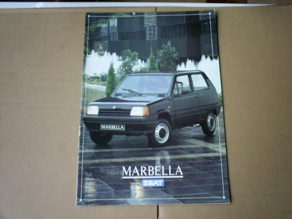 Seat Marbella 1986 16 pag., Verzenden, Zo goed als nieuw, Overige merken