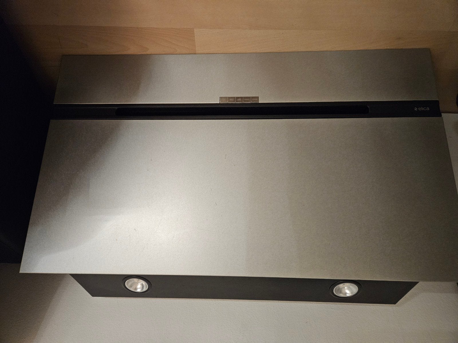 Elica afzuigkap - Zo goed als nieuw, Ophalen, Zo goed als nieuw, Inbouw, Onderbouw afzuigkap