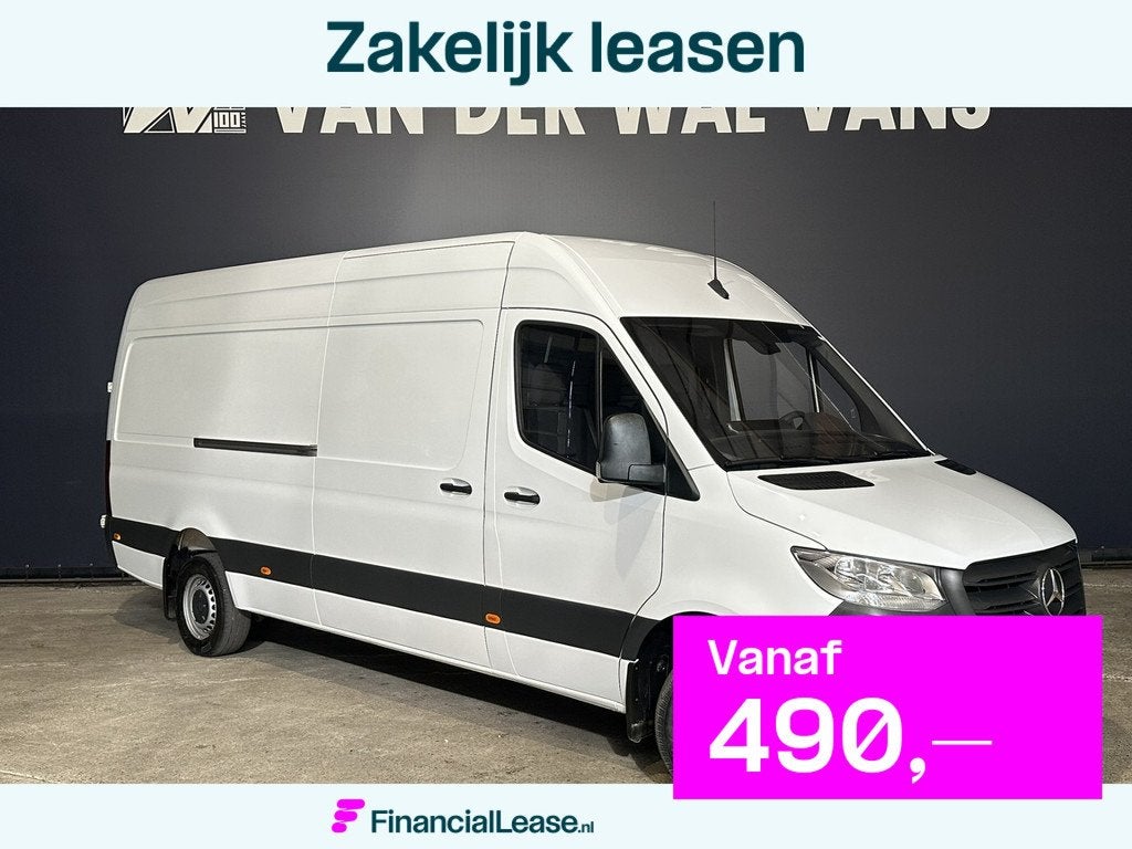 Mercedes-Benz Sprinter 316 CDI 164pk L3H2 Euro6 Airco | Came, Gebruikt, 4 cilinders, Wit, Mercedes-Benz