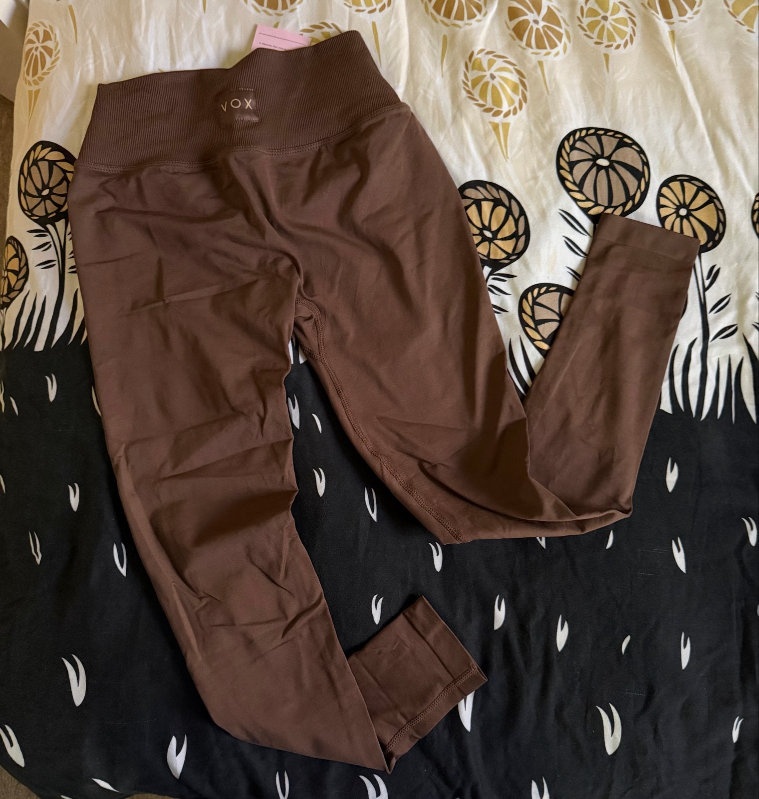 Nieuwe VOX Sportlegging Bruin Maat S, Legging, Maat 36/38 (S), Bruin, Nieuw