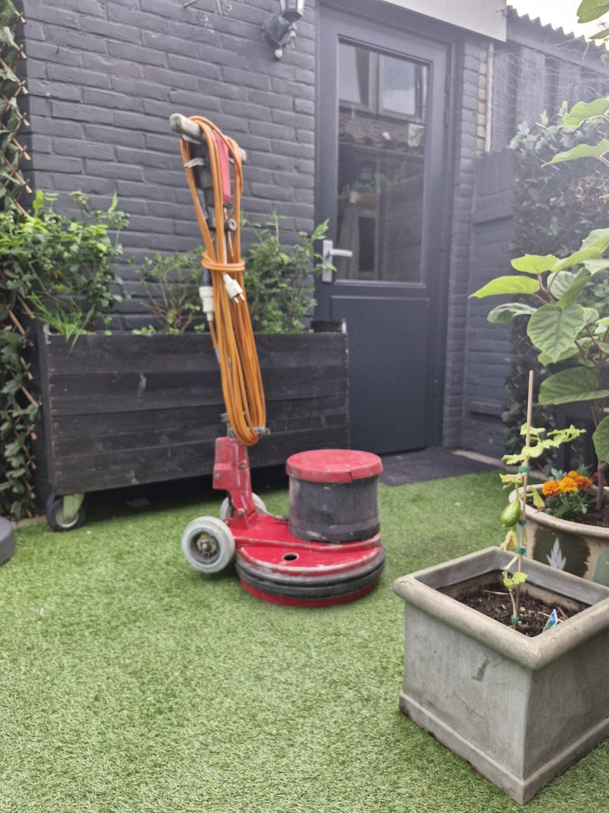 Poetsmachine Greenfix - Prima staat, Ophalen of Verzenden, Gebruikt, Schrobmachine