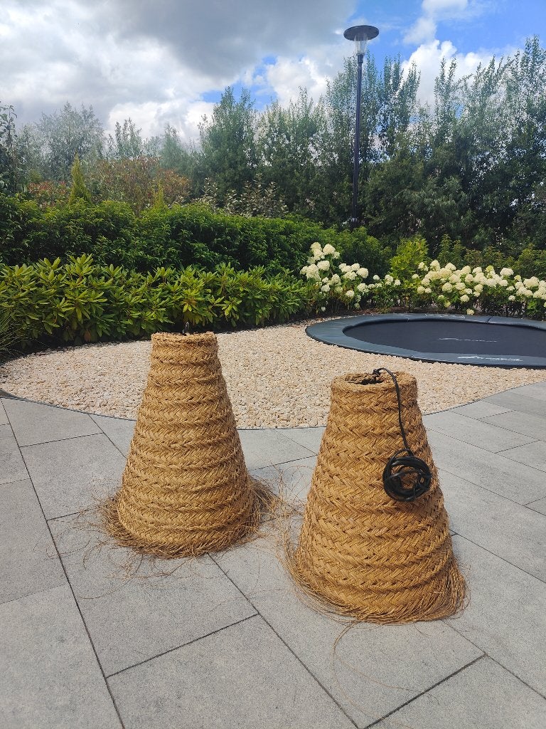 Ibiza stijl hanglampen, Ophalen, Natuurlijk materiaal, E27 (groot), Zo goed als nieuw