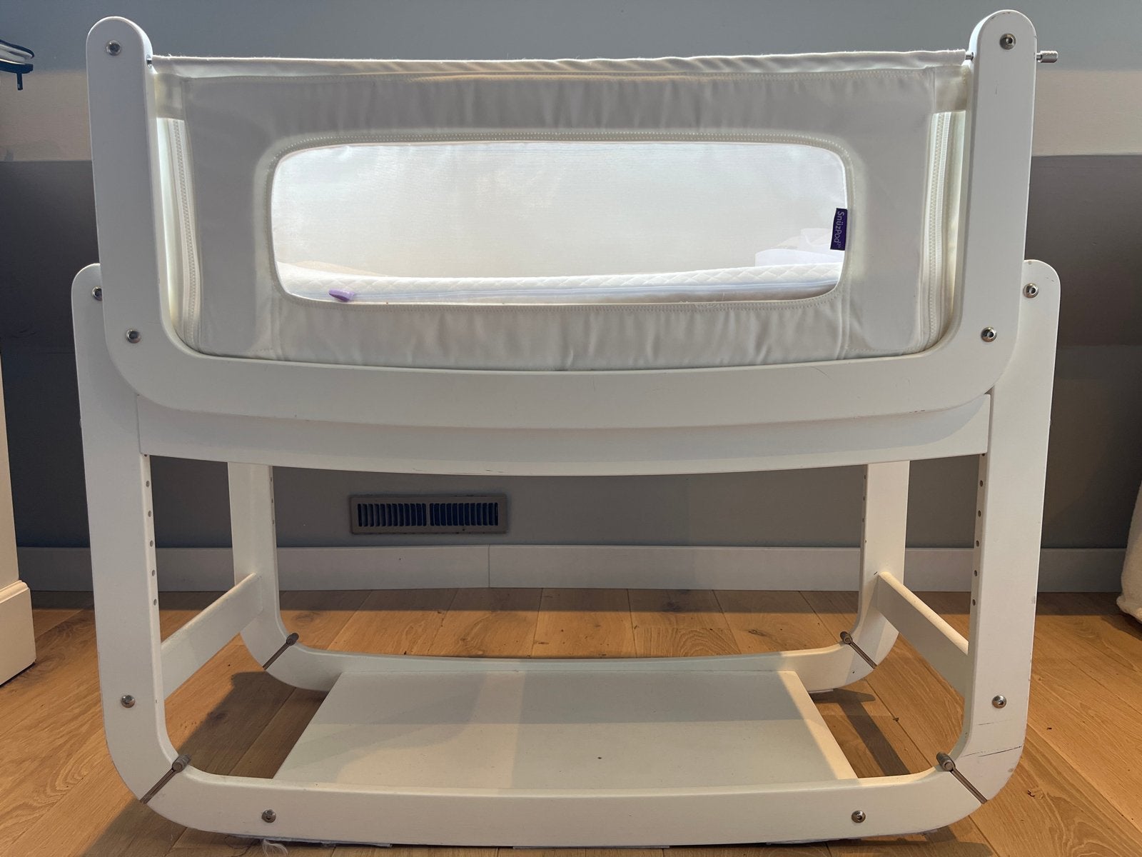 Snuzpod 2 Co-sleeper met Kadolis Cocolegend matras, Ophalen, Gebruikt, Wieg