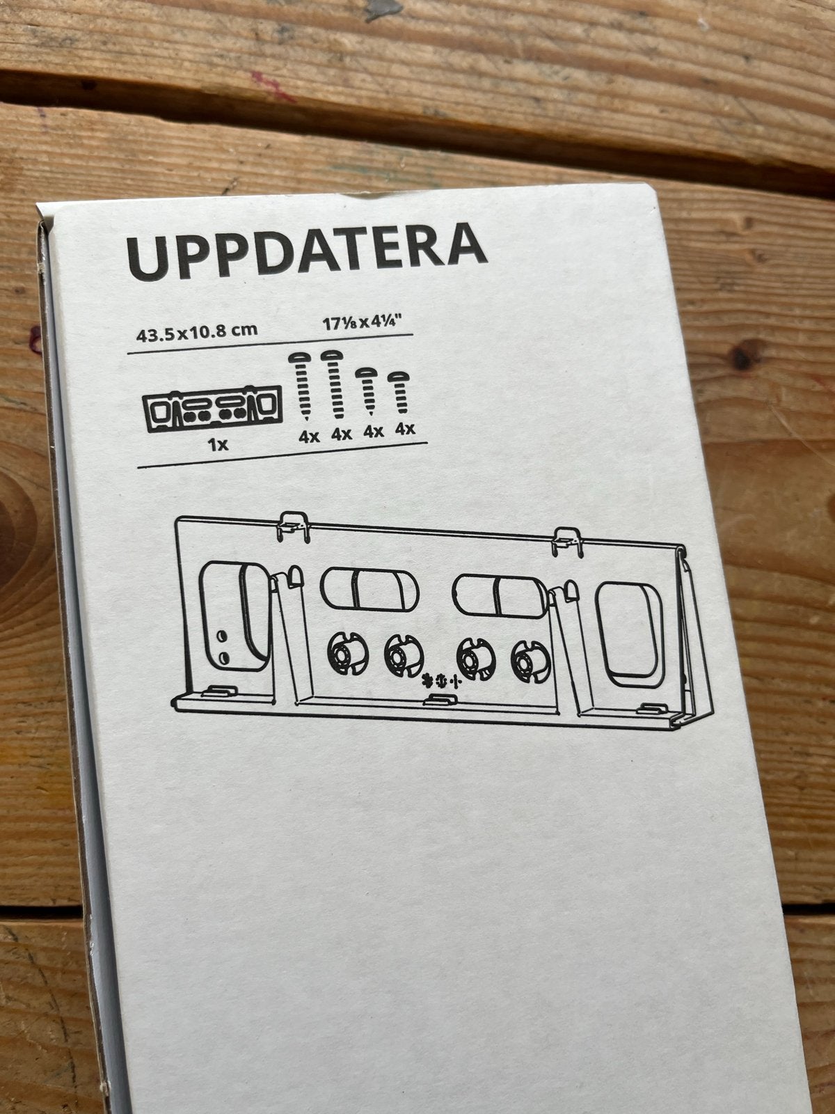 IKEA UPPDATERA 43.5x10.8 cm, Huis en Inrichting, Ophalen, Overige typen, IKEA, Kunststof