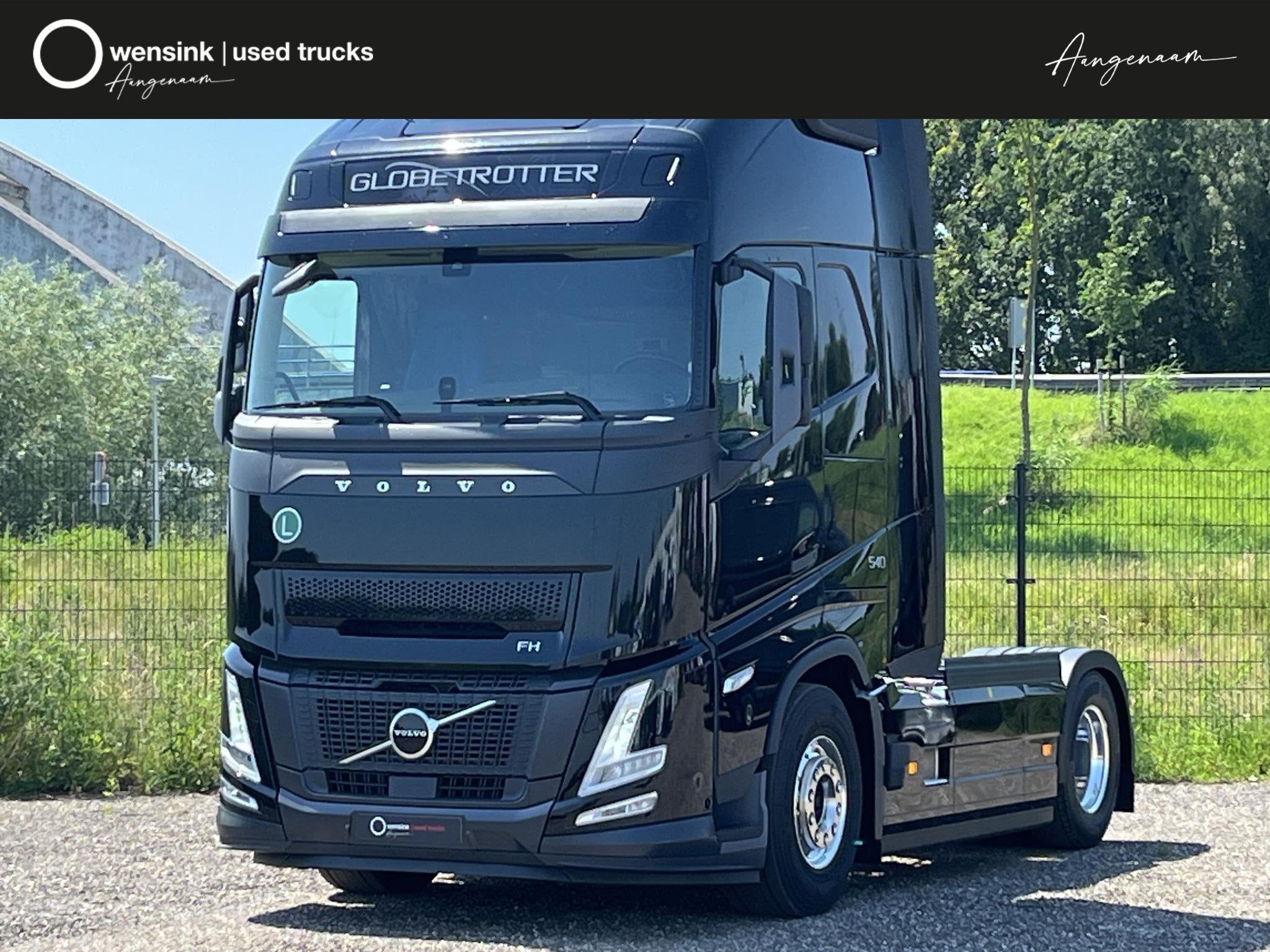 Volvo FH540 Aero XL | Full Air | Retarder, LED verlichting, Stof, Overige brandstoffen, Zwart