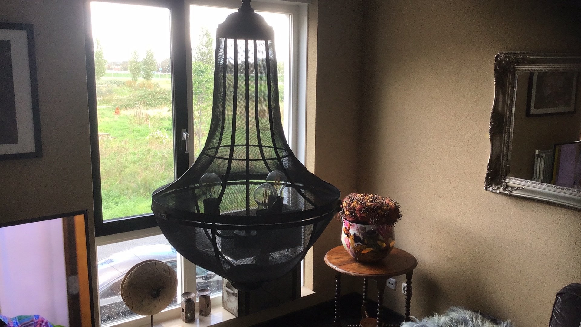Industriële hanglamp, Zo goed als nieuw, Metaal, Industrieel/ kasteel hanglamp, E27 (groot)