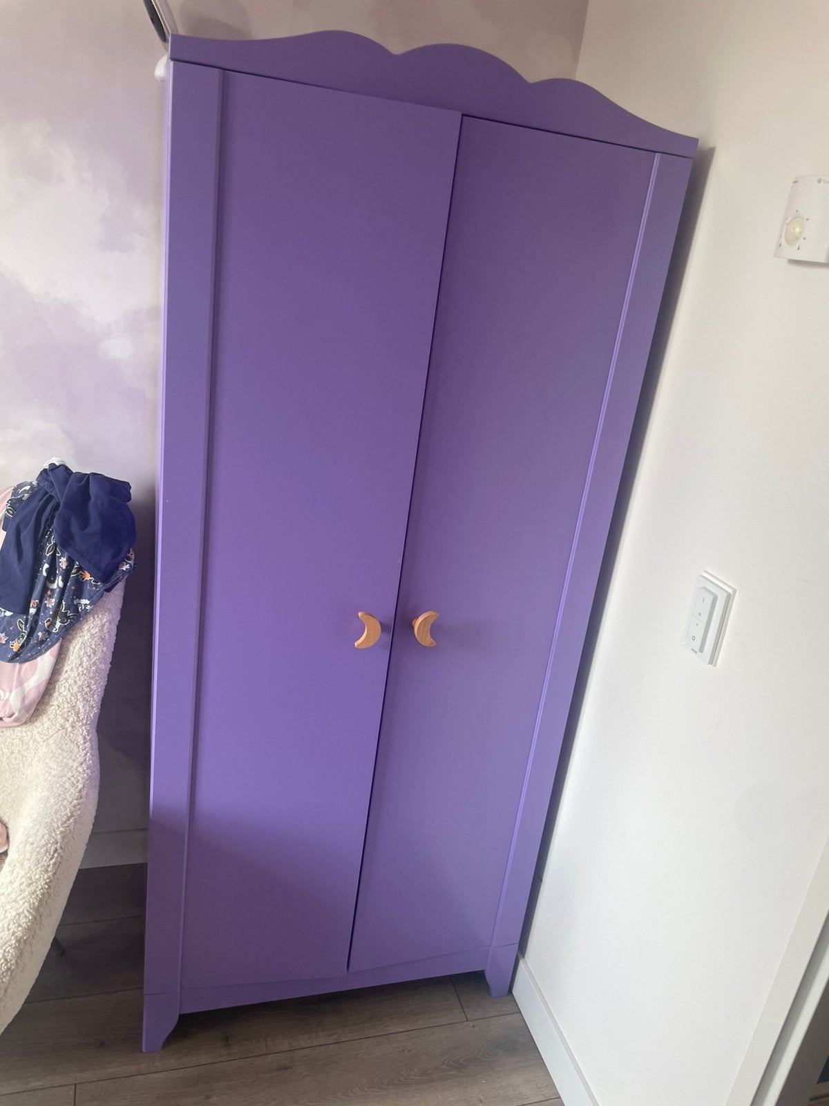 Ikea hensvik kast paars 2-deurs, Ophalen, Zo goed als nieuw, 50 tot 70 cm, 105 cm of meer
