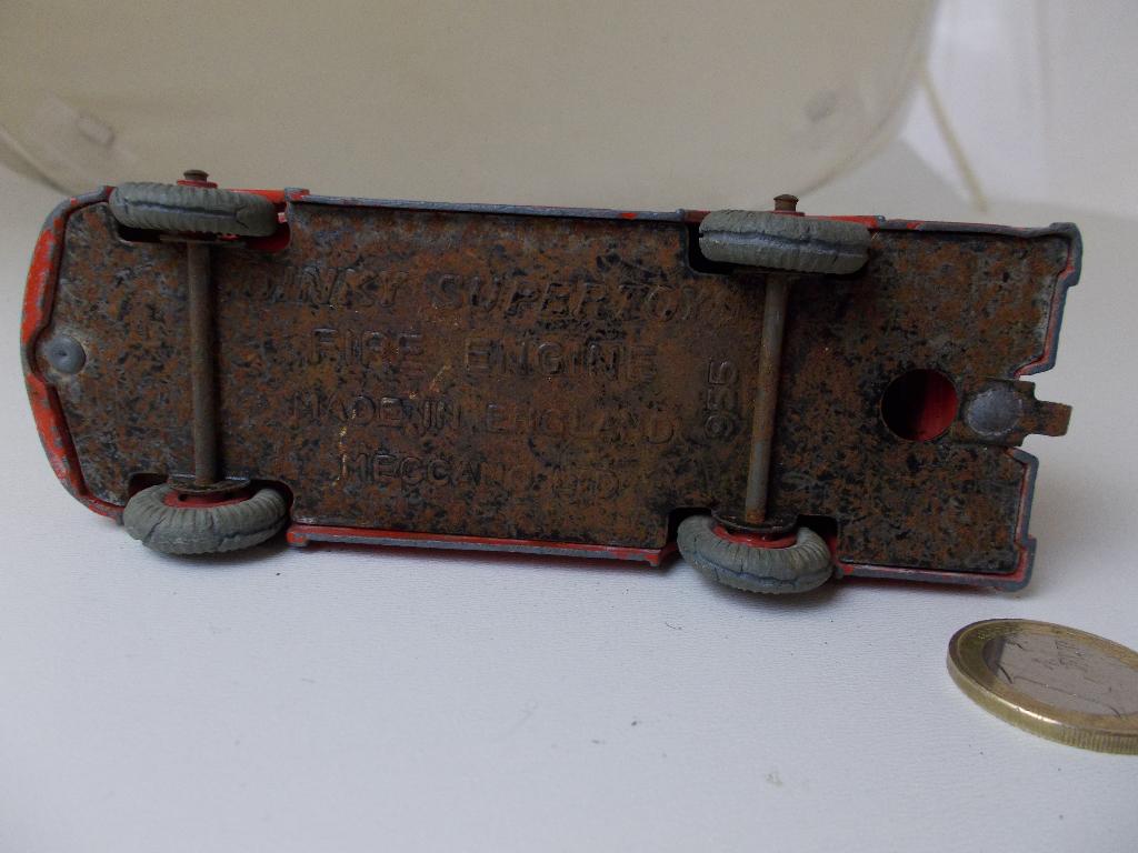 1961 Dinky SuperToys 955 FIRE ENGINE (-D-), Hobby en Vrije tijd, Modelauto's | 1:43, Ophalen of Verzenden, Gebruikt, Bus of Vrachtwagen