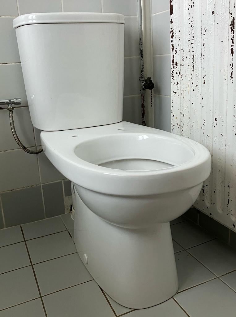 Wc toilet staand model sfinx gratis af te halen, Doe-het-zelf en Verbouw, Sanitair, Ophalen, Gebruikt, Steen, Toilet