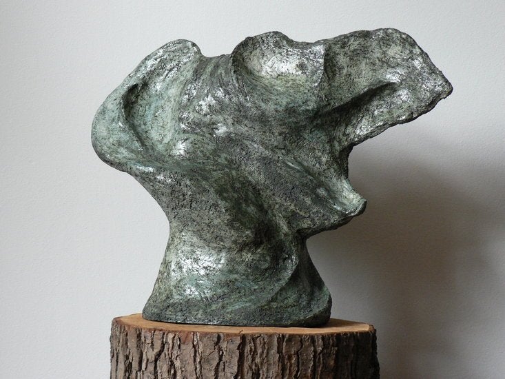 Keramische sculptuur "Stormengel" van Ingrid Meis (2007), Ophalen, 20 - 50 cm, Steen of Keramiek, Abstract
