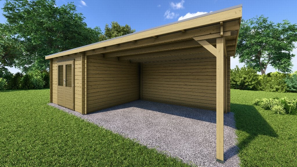 Fonteyn Basicline Zonnebloem met overkapping 700x300cm